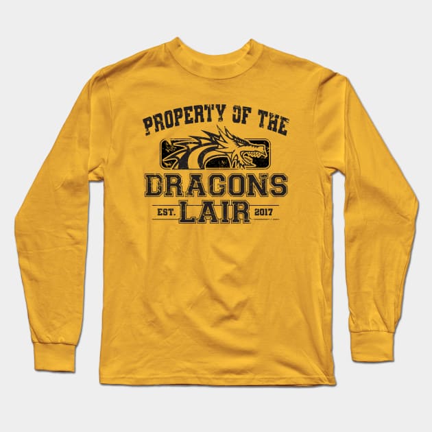 Dragons Lair Long Sleeve T-Shirt by Dragonheart Studio